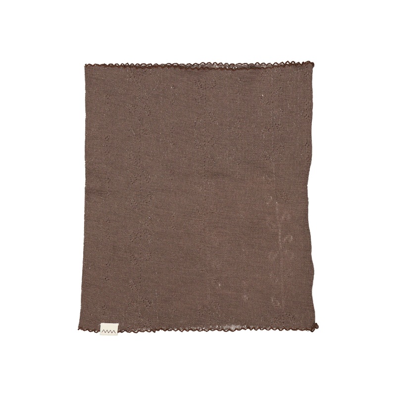 Buff, Wool Pointelle Scarf – Terre