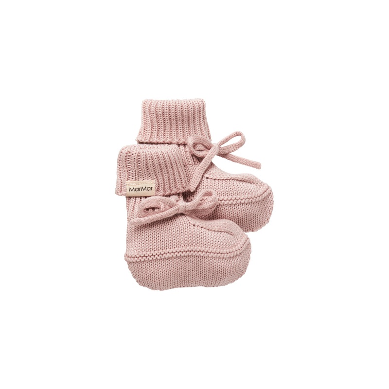 Abootie, Knit booties – Faded Rose