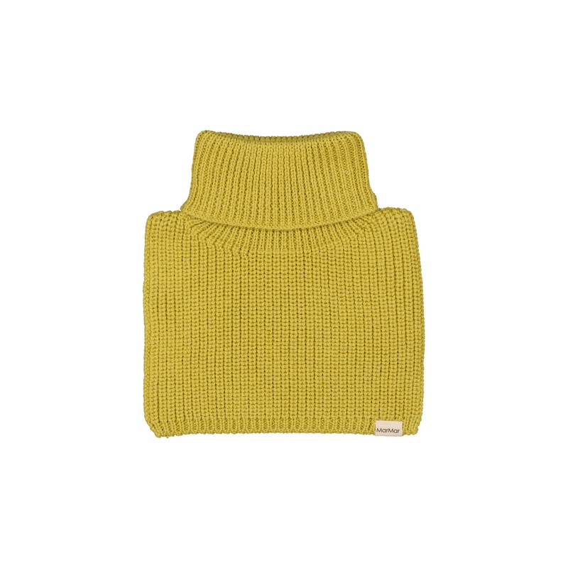 Arni, Knit Scarf – Green Mustard