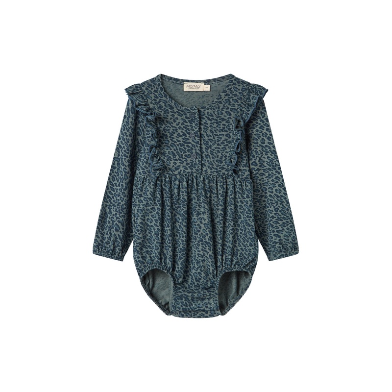 Leo Roma Frill LS, Jumpsuit – Dusty Green Leo