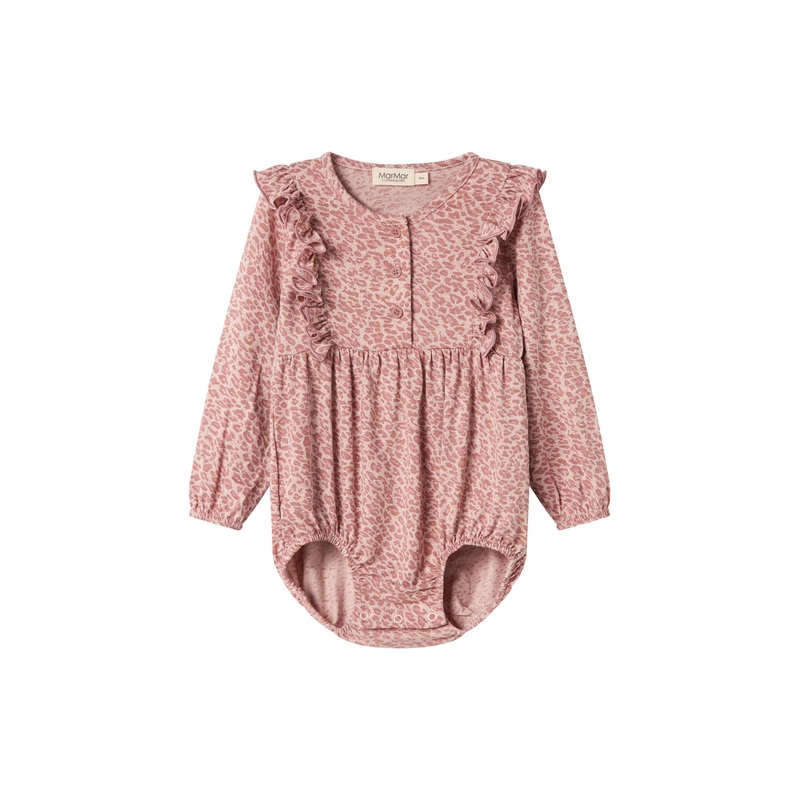 Leo Roma Frill LS, Jumpsuit – Rose Dust Leo