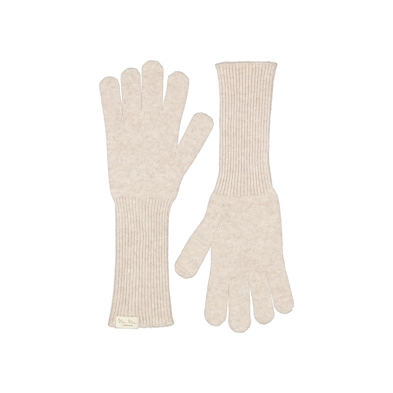 Aske Long W, Cashmere Gloves – Llama Melange