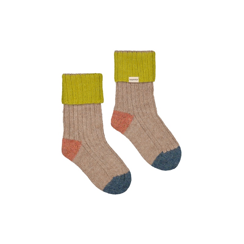 Azusa, Knit Socks – Multicolour Block