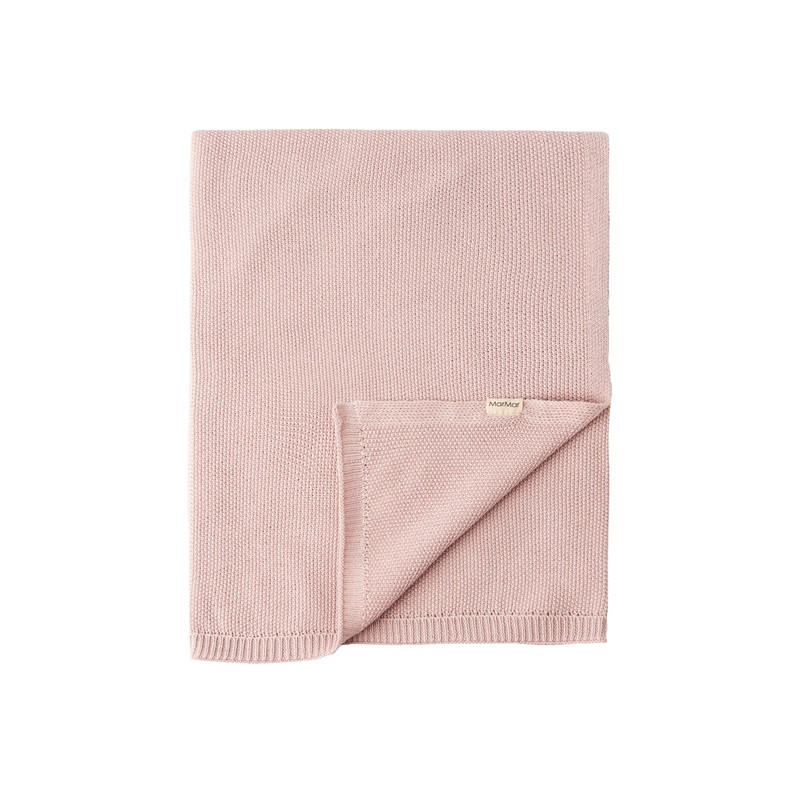 Alia, Knit blanket – Faded Rose