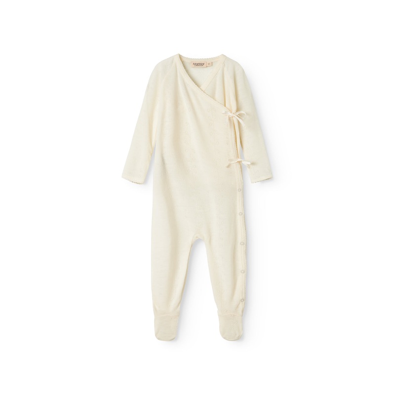 Rubetta, Wool Pointelle Jumpsuit – Natural