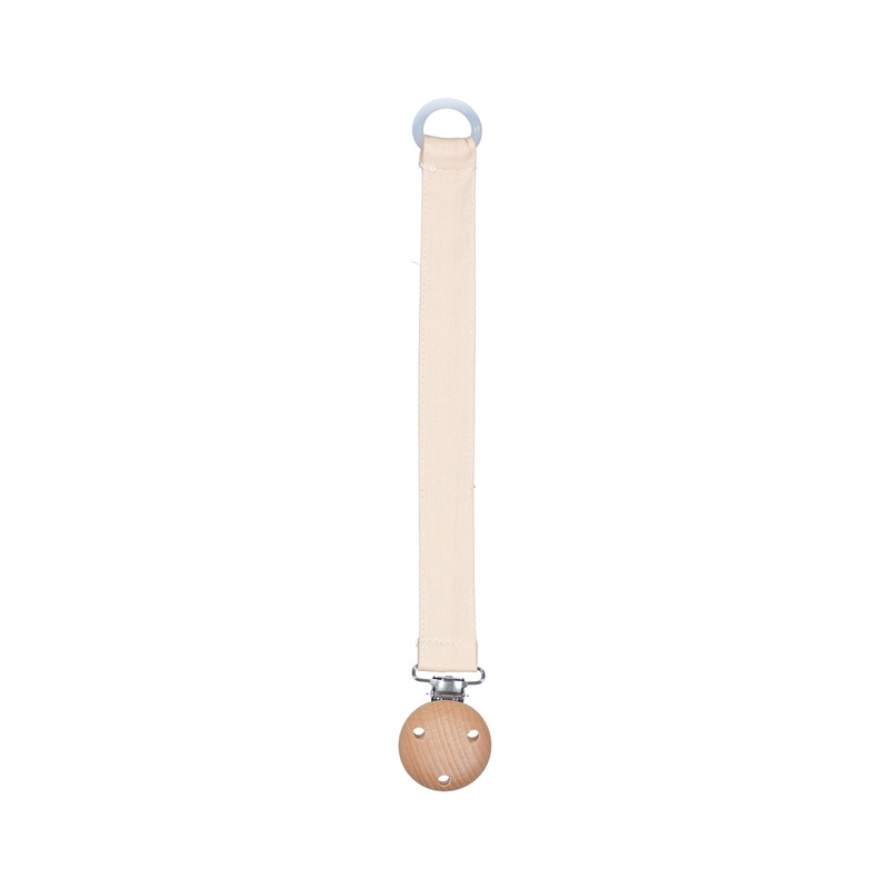 Alo, Pacifier Clip – Beige Rose