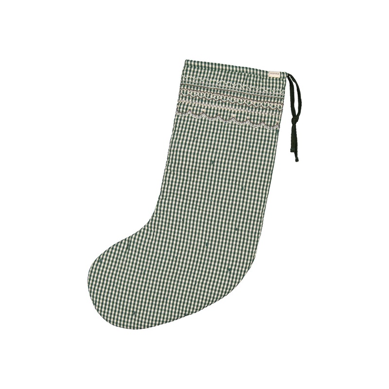Christmas Stocking – Green Check