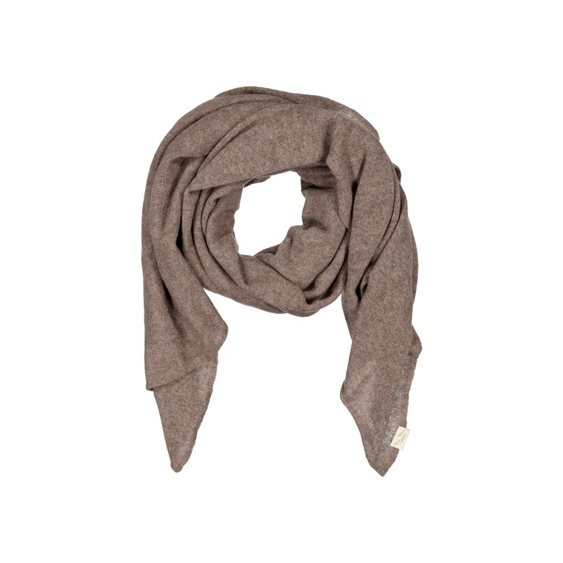 Ario W, Cashmere Scarf – Dark Mouse Flour.