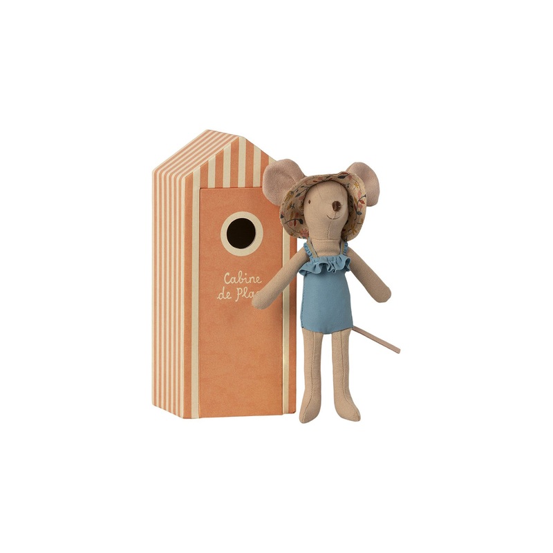 Maileg Beach Mice – Mum In Cabin De Plage