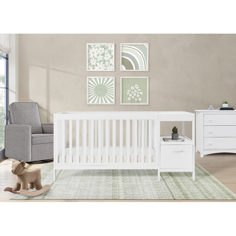 Alice 5-in-1 Convertible Crib and Changer
