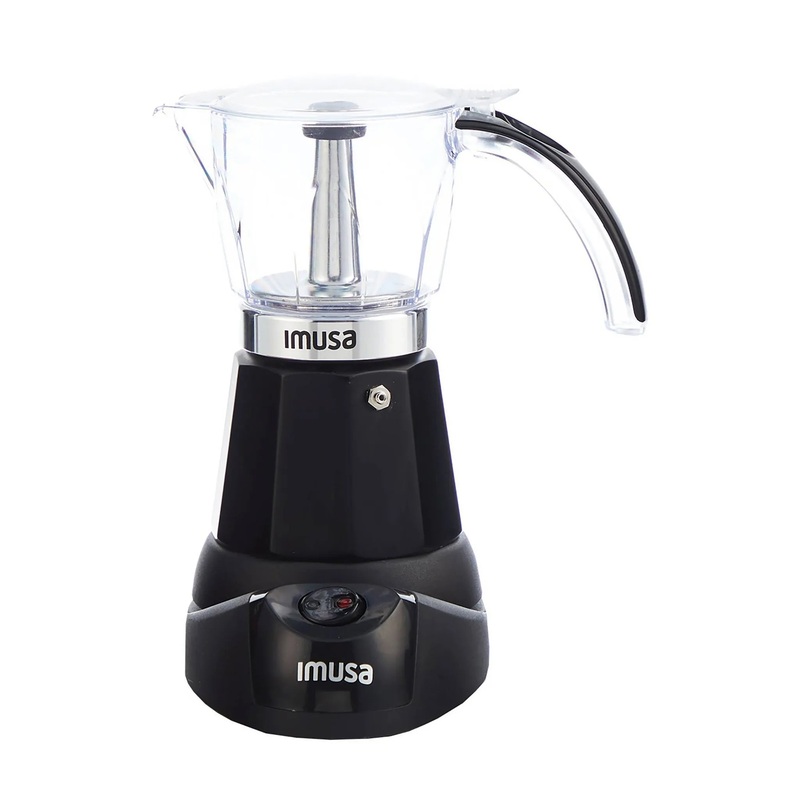 Aluminum Espresso Maker: Electric Coffee Machine, 1.5L Capacity