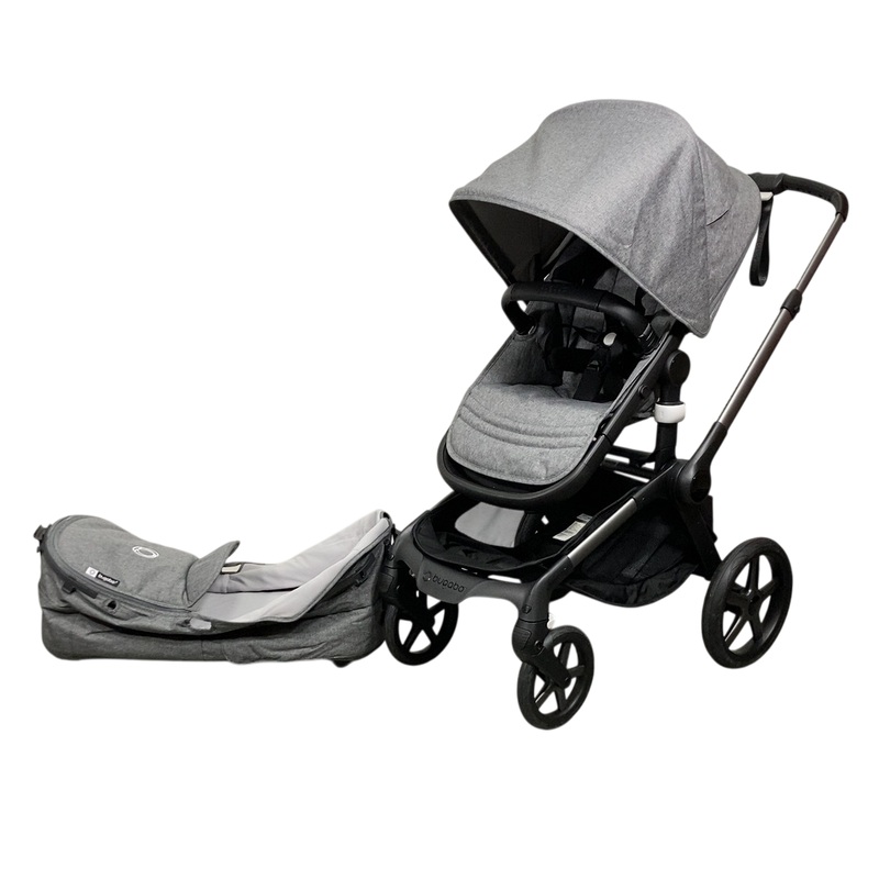 Bugaboo Fox 5 Stroller, 2024, Graphite, Grey Melange