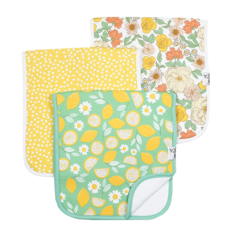 Burp Cloth Set (3 Pack) – Lemon