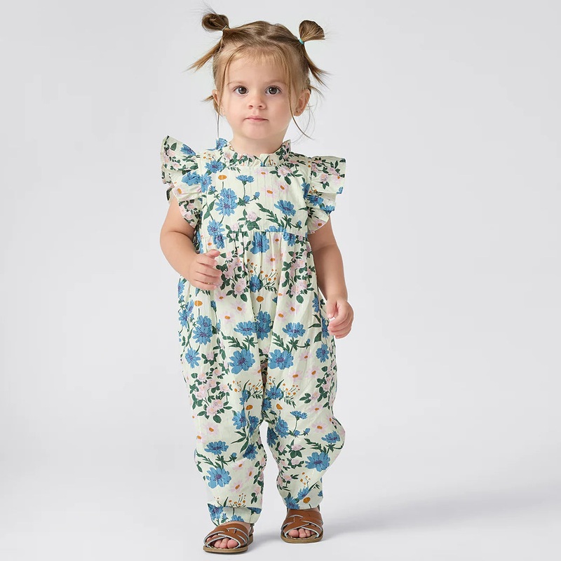 Baby Girl’s Jennifer Jumper – Melon Daisy Floral