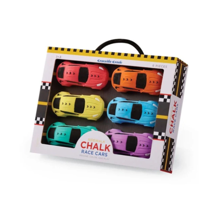 Crocodile Creek Sidewalk Chalk Race Cars