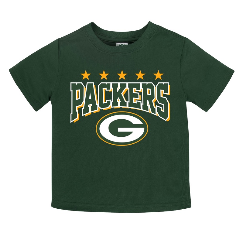 Green Bay Packers Boys Short Sleeve Tee Shirt