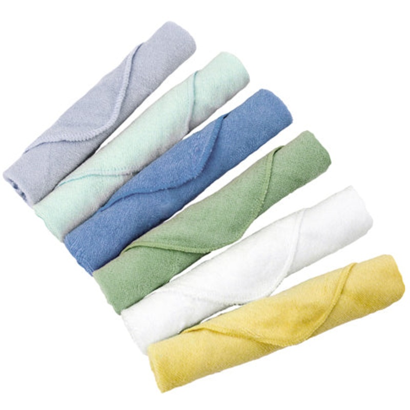 Kushies Single Ply Washcloths, 6-Pack – Boy