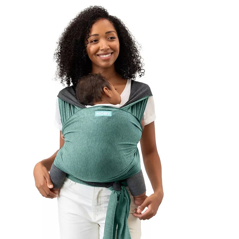 Reversible Wrap Baby Carrier – Jade/Gray