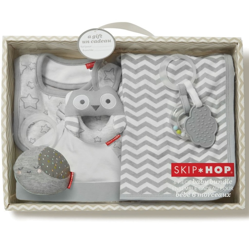 Skip Hop 6-Piece Baby Bundle – Grey