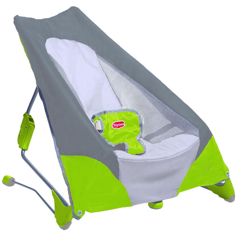 Tiny Love Take Along Baby Bouncer – Grey/Green