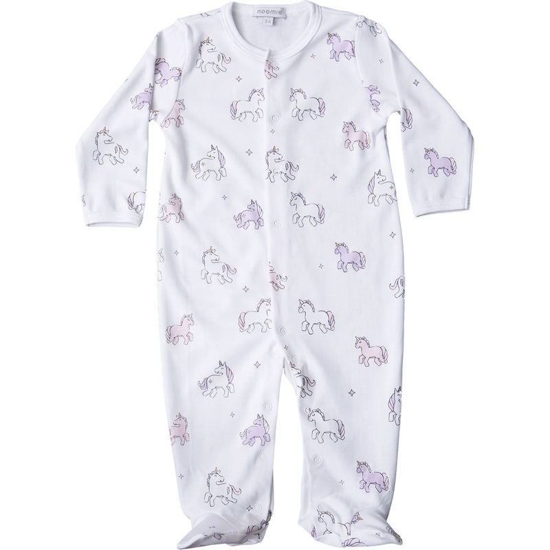 Noomie Snap Footie – Unicorn (0-3M)