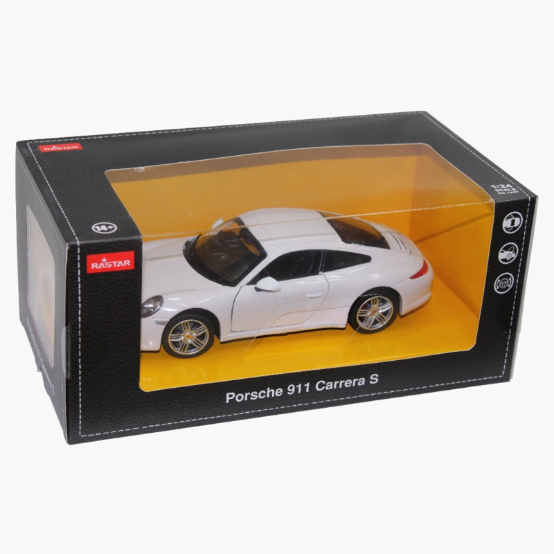 Porsche 911 Carrera S Die-Cast Car  White