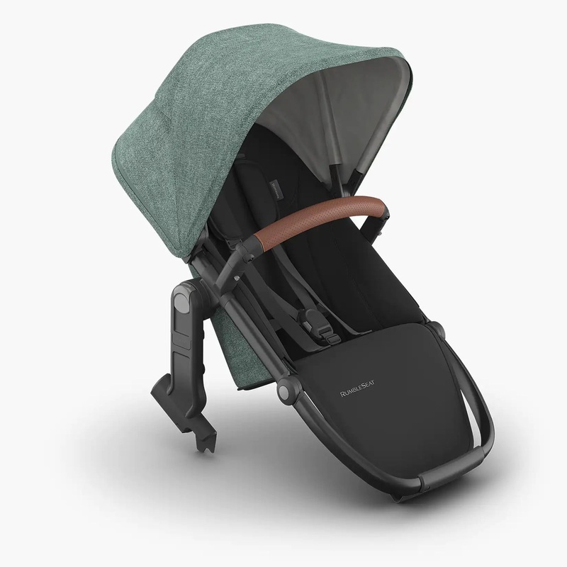 UPPAbaby Rumbleseat V3 – Gwen (Green Mlange/Carbon Frame/Saddle Leather)