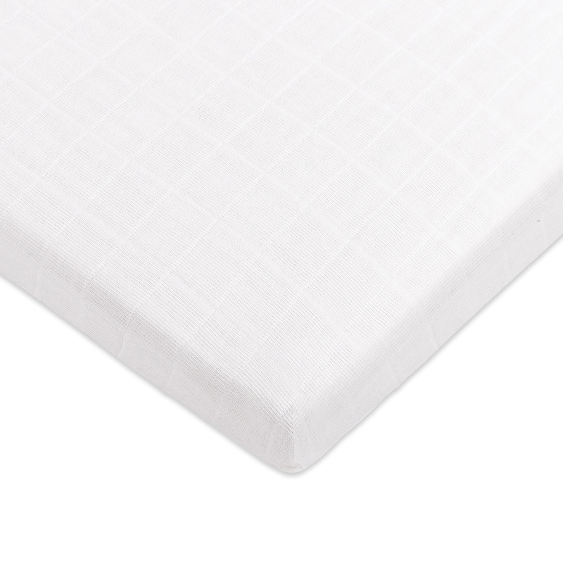 All-Stages Midi Crib Sheet- White