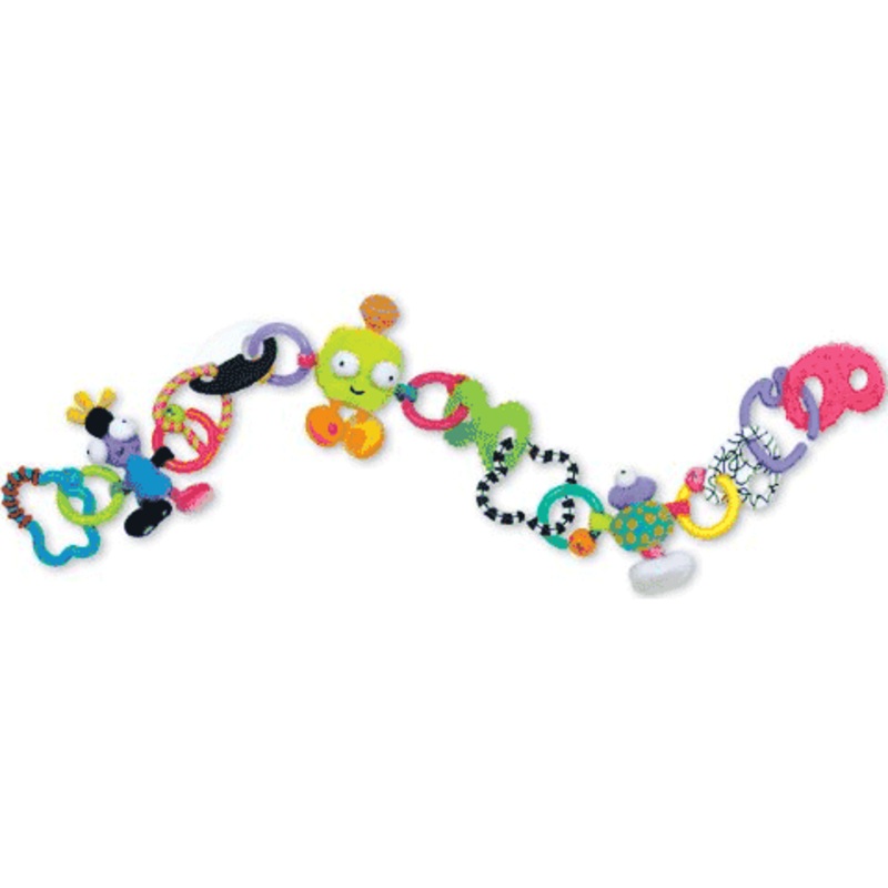 Kushies Zolo Linko Clip Together Teether & Toys
