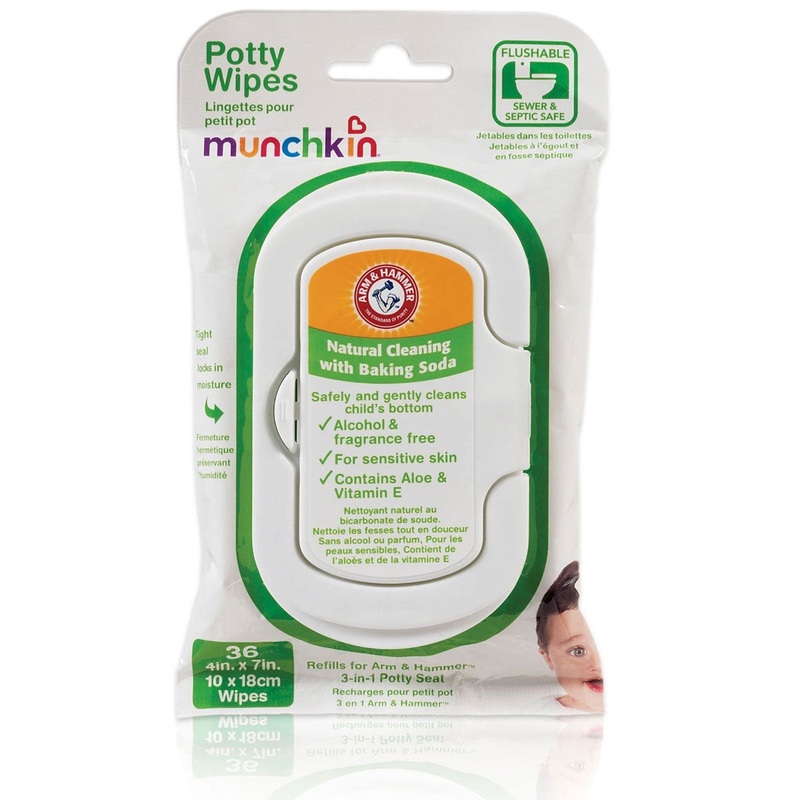 Munchkin Arm & Hammer Potty Wipes – 36pk