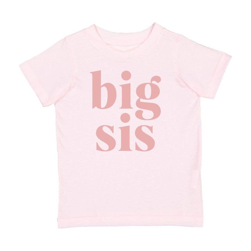 Sweet Wink Big Sis Short Sleeve Shirt – Pregnancy Announcement | Family