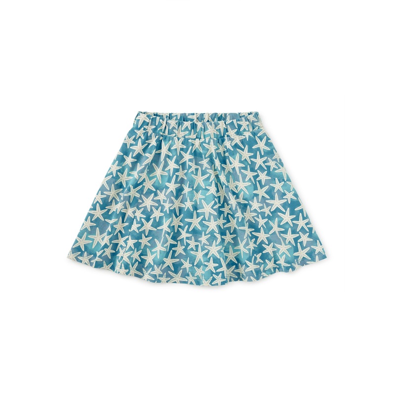 Tea Collection Twirl Skort – Watercolor Starfish