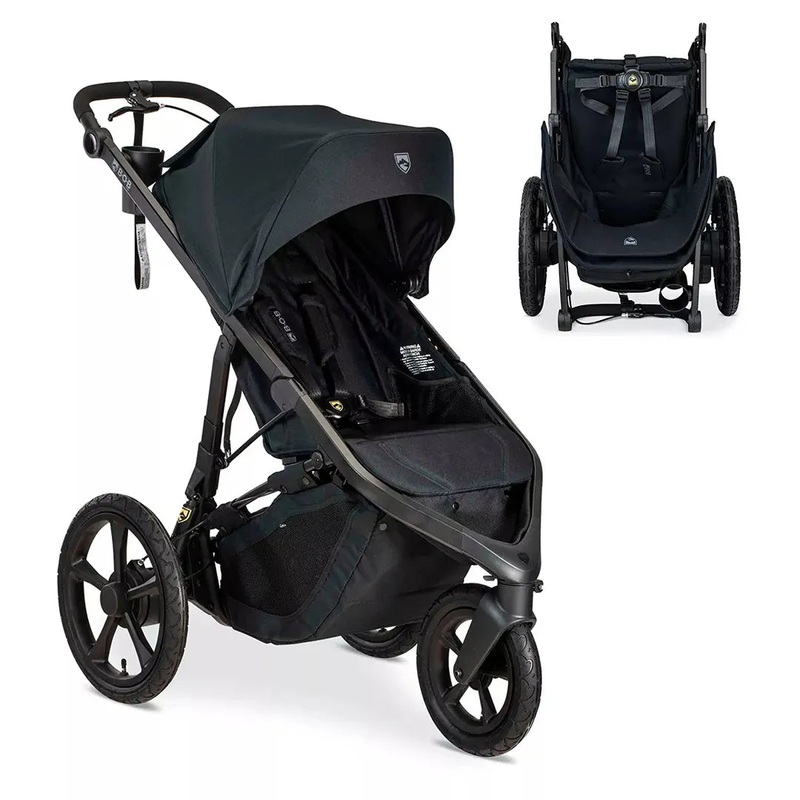 Wayfinder Jogging Stroller with Dual Suspension and Air-Filled Tyres – Nightfall