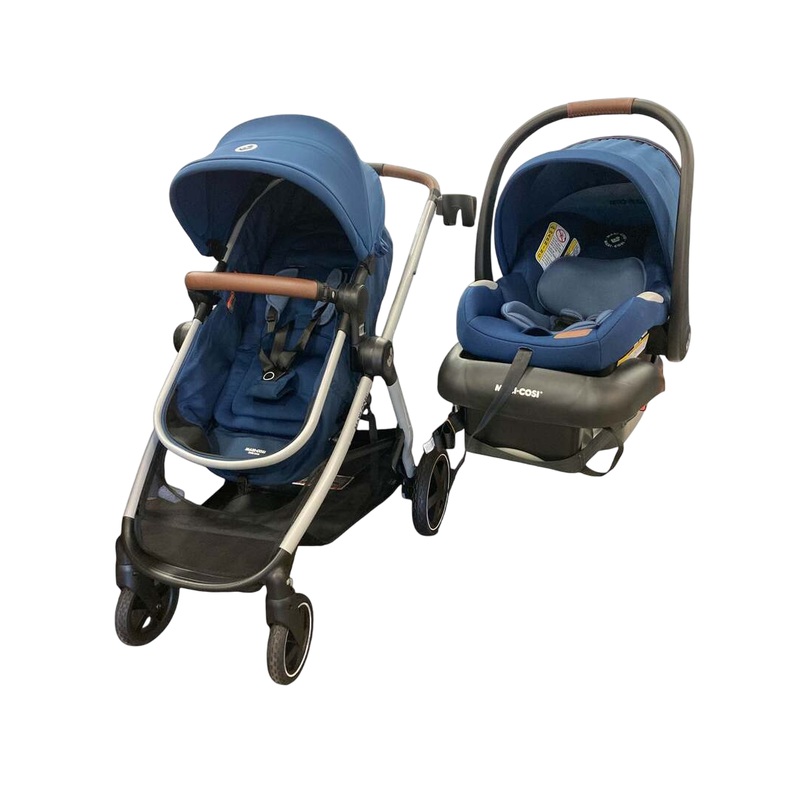 Maxi-Cosi Zelia2 Luxe Travel System, 2023, New Hope Navy