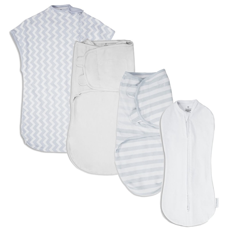 Summer Infant SwaddleMe 1st Year Safe Sleep Gift Set – Grey
