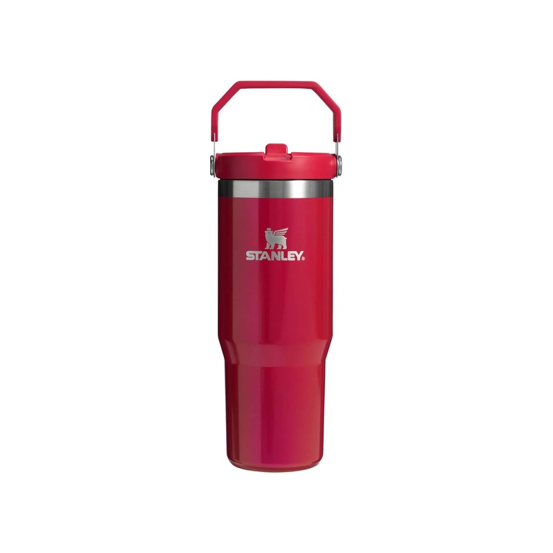 30 oz Stainless Steel IceFlow Flip Straw Tumbler Red Delicious  (See Description)