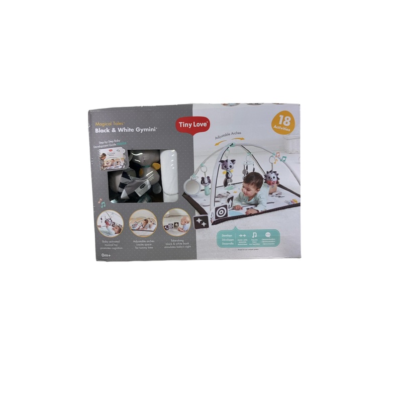 Tiny Love Gymini Deluxe Activity Gym, Magical Tales Black and White