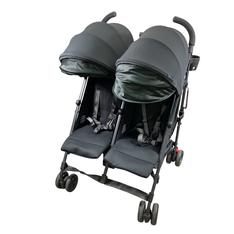 UPPAbaby G-Link V2 Double Stroller, 2023, Jake (Black)