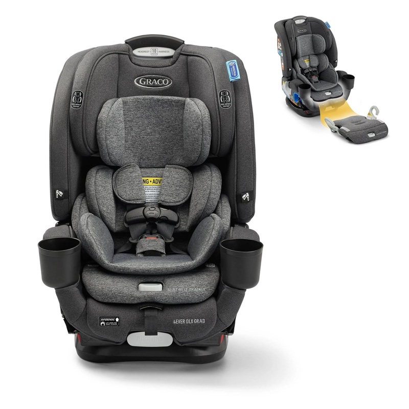 4Ever DLX Grad 5-in-1 Slim Car Seat – Harrison