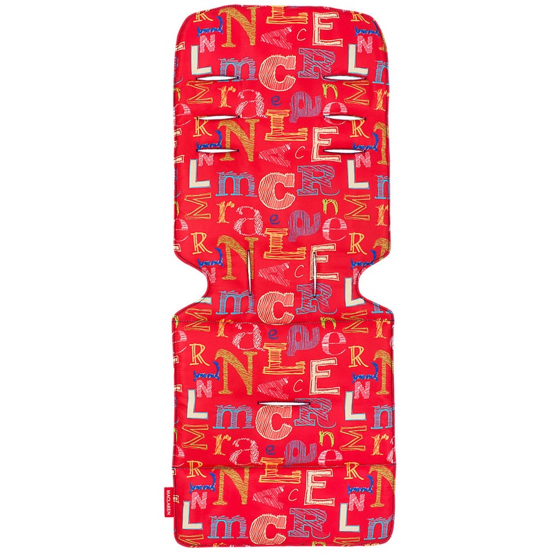 Maclaren Universal Stroller Liner – Letter Scramble Bittersweet