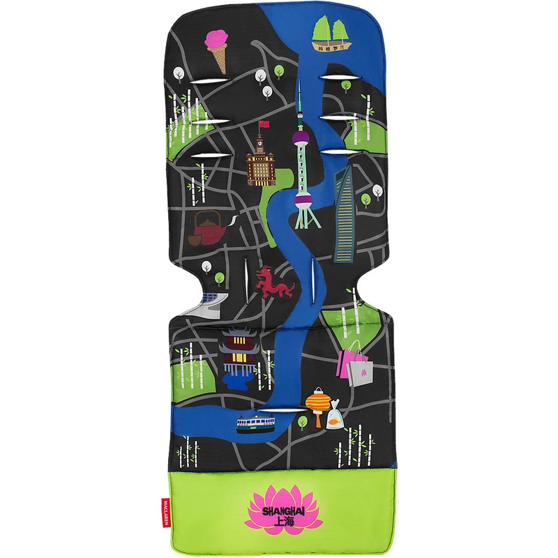 Maclaren Universal Stroller Liner – Shanghai City Map
