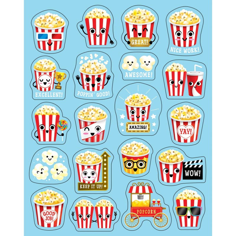 Popcorn Smelly Stickers