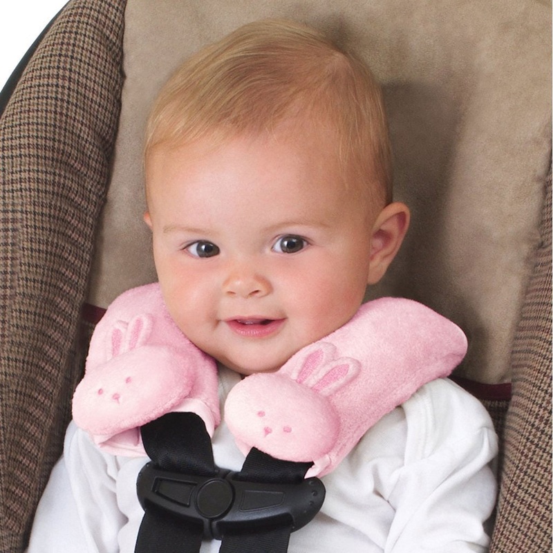 Summer Infant Cushy Straps in Pink Bunny