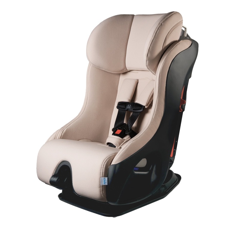Clek – Fllo Convertible Car Seat – Latte Ziip (Flame Retardant Free)