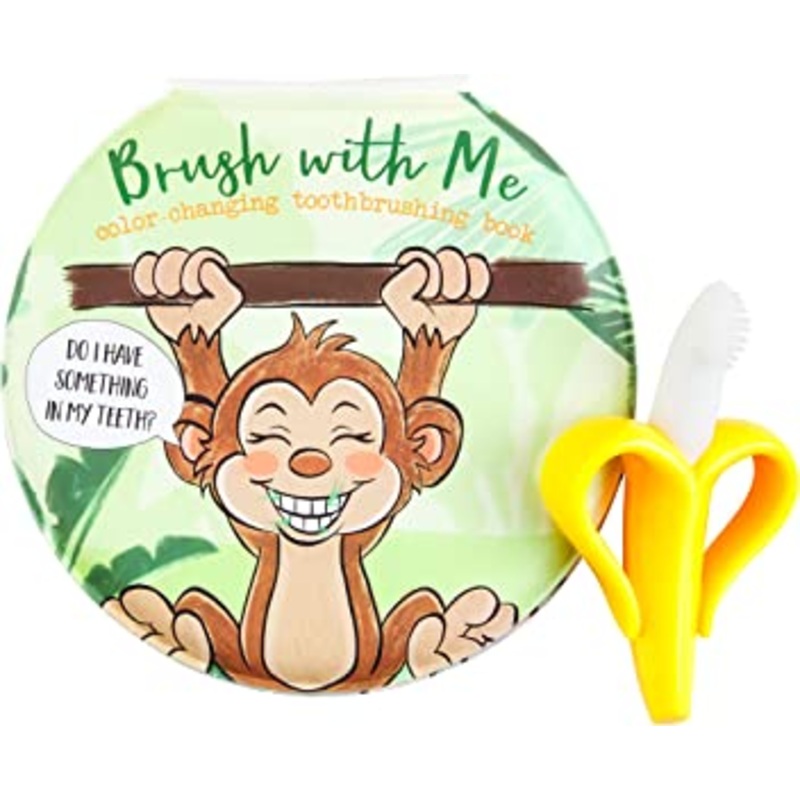 Mud Pie Monkey Toothbrush Book