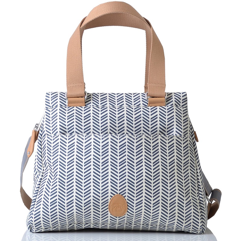 PacaPod Richmond Diaper Bag – Navy Herringbone