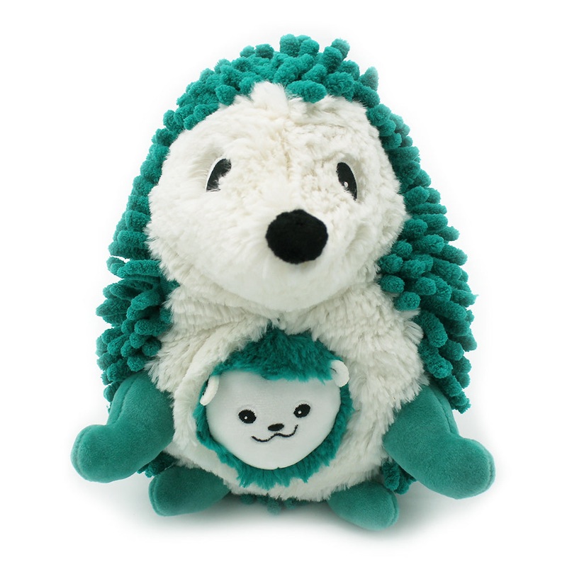 Piktou the Hedgehog with Baby – Green