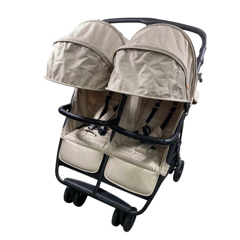Zoe The Twin V2 Double Stroller, 2024, Sand
