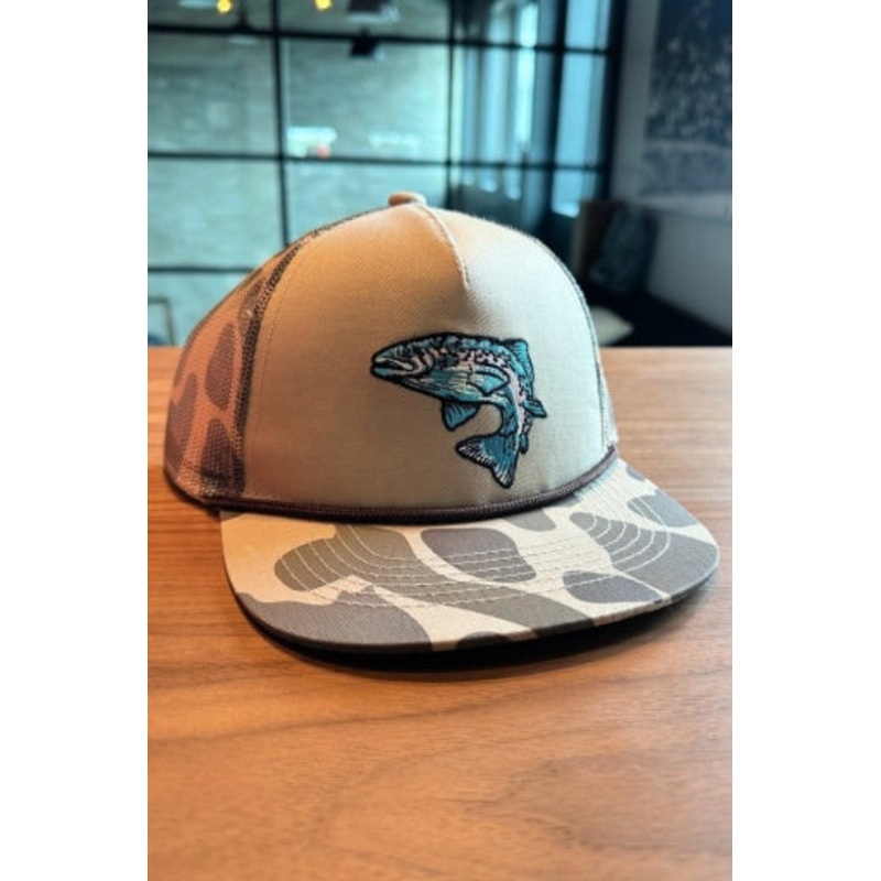 Burlebo Youth Cap Retro Camo Trout