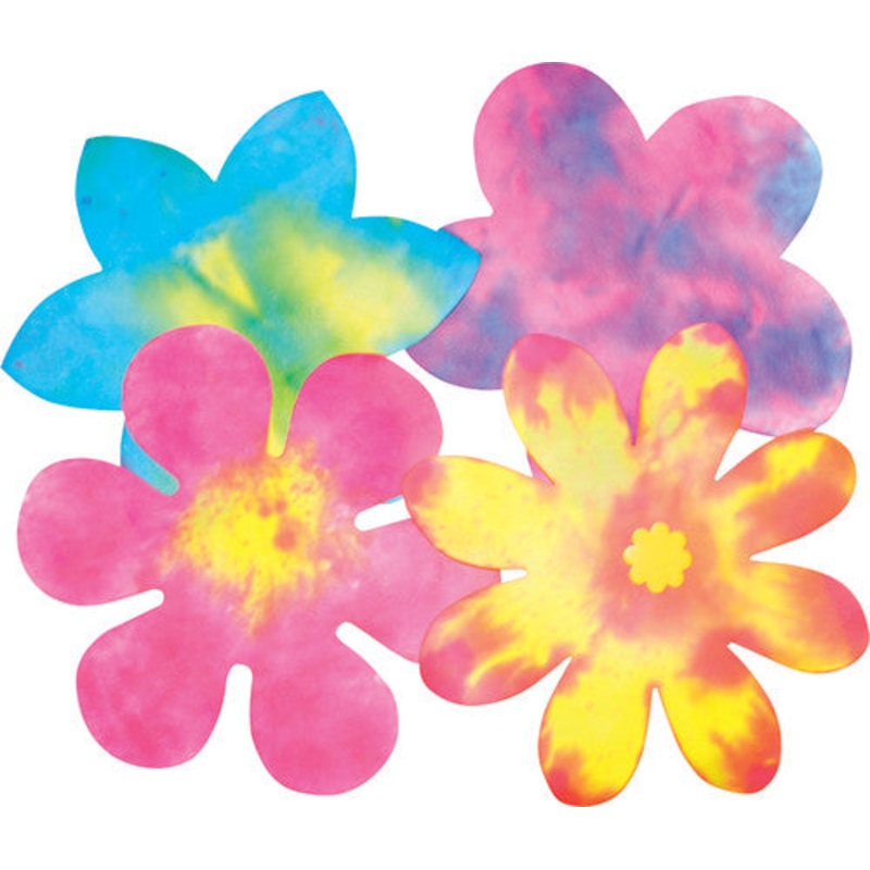 Color Diffusing Paper, Flowers, 80 sheets